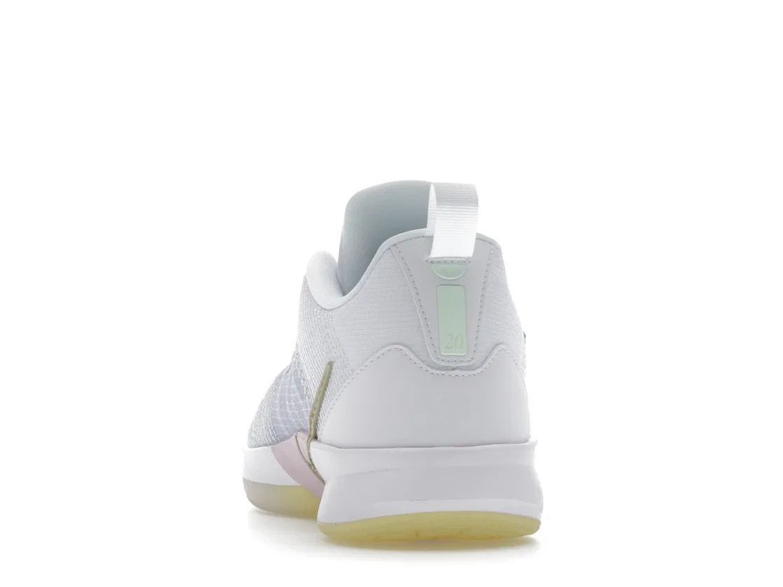 Детские кроссовки для баскетбола Nike Sabrina 3 Nike, White/Dusty Purple/Football Grey/Bleached Lilac/Barely Green/Alabaster — фото 4