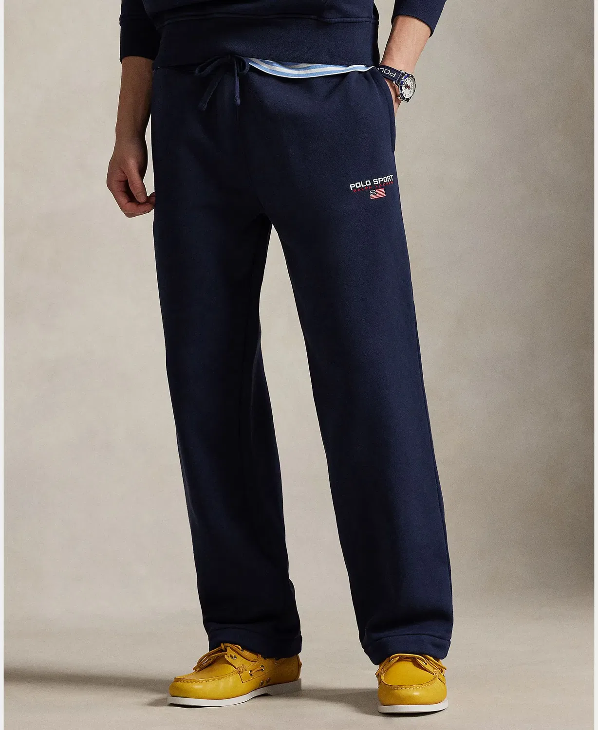 Мужские спортивные штаны из футера Polo Sport Polo Ralph Lauren, Azul Marino — фото 2
