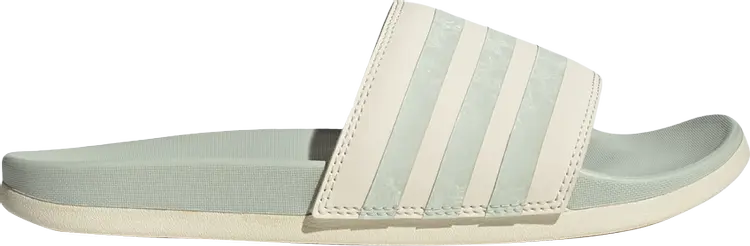 Сандалии Adidas Wmns Adilette Comfort Slide 'White Linen Green', зеленый — фото 2