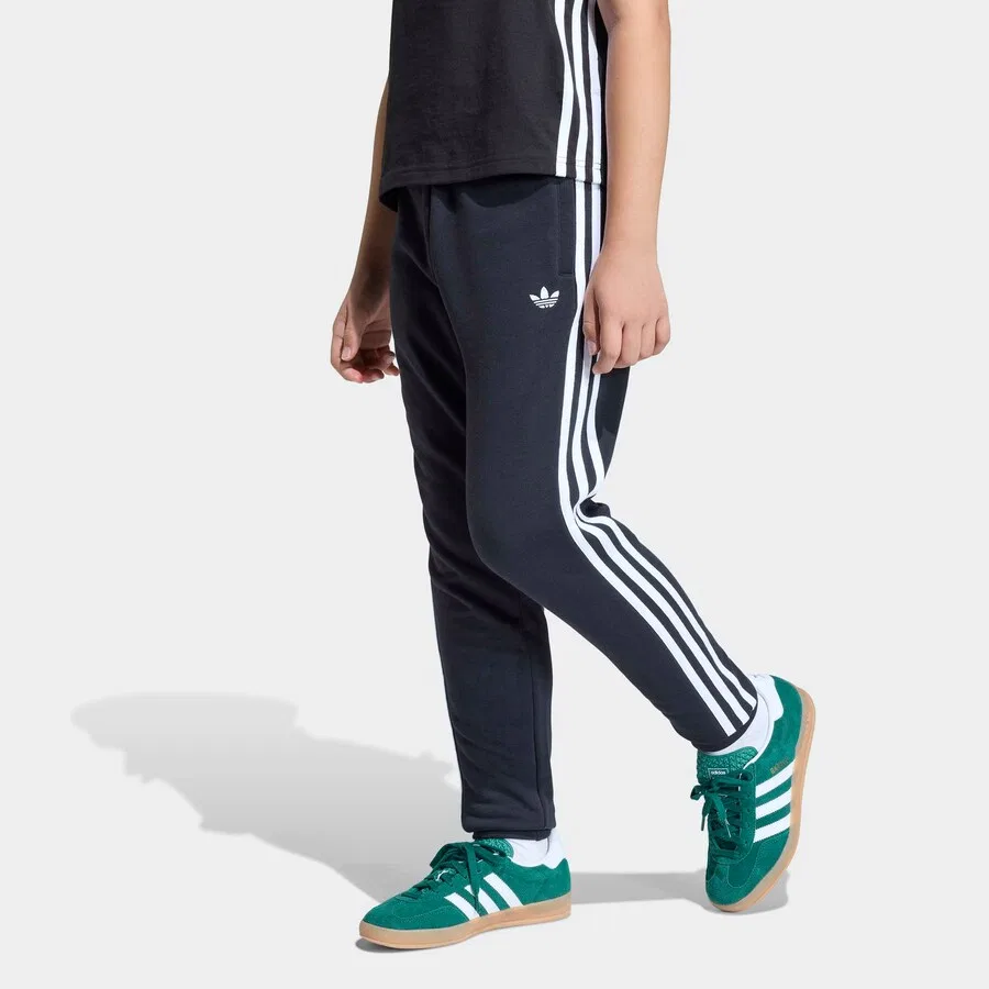 Зауженные брюки ADIDAS ORIGINALS черного цвета — фото 3