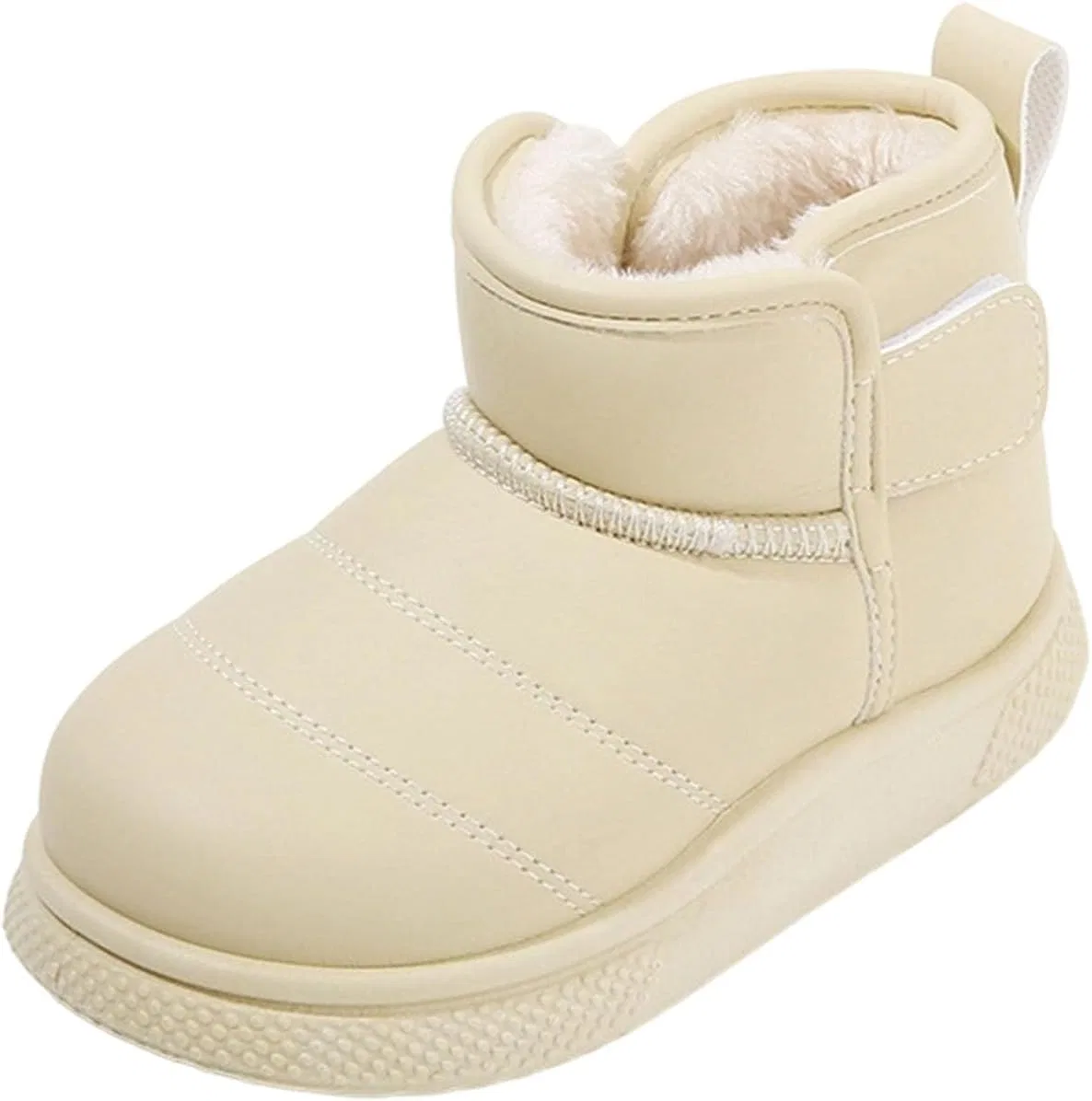 Детские зимние ботинки с мехом для мальчиков и девочек Zzalalana, Beige