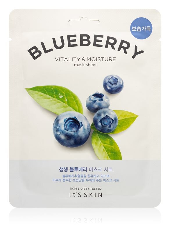 

Увлажняющая тканевая маска с восстанавливающим эффектом It´s Skin The Fresh Mask Blueberry