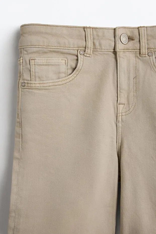 Детские шорты для мальчиков джинсовые slim fit denim bermudas Lefties, Sand Color — фото 4
