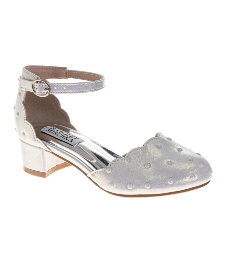Сандалии-туфли для девочек Badgley Mischka, White