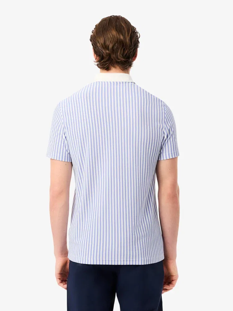 Футболка поло с графическим принтом LACOSTE, Royal Blue — фото 3