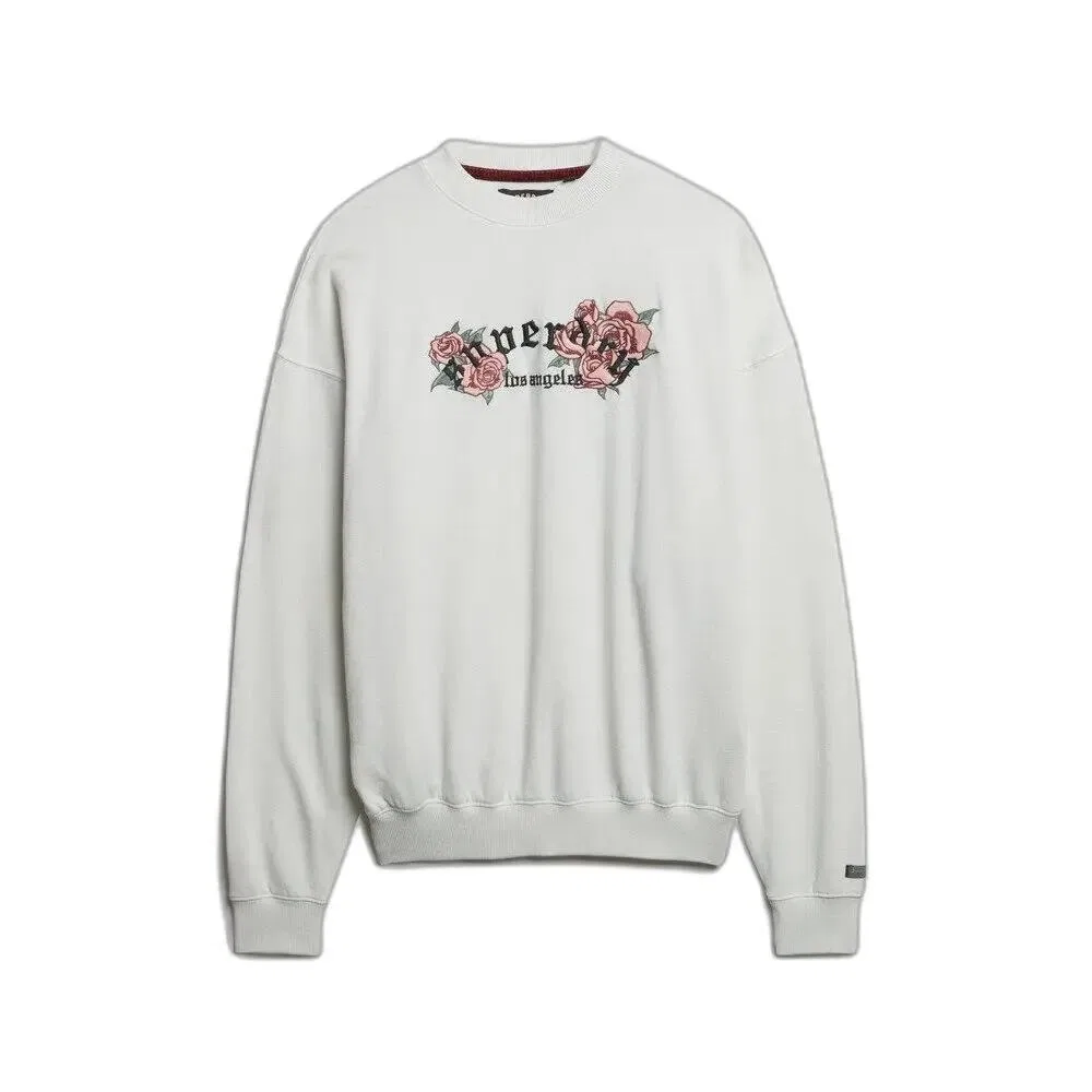 Женский свитшот oversize Night Garden Superdry, Weiß