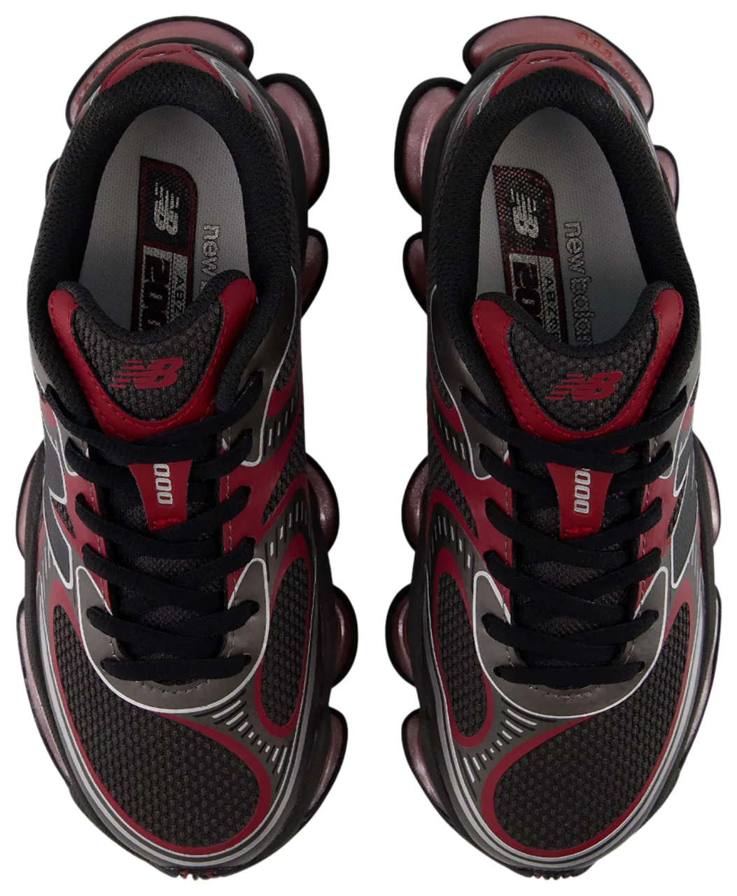 Кроссовки для мальчиков 2000 New Balance, цвет Black Cement/Neo Flame — фото 4
