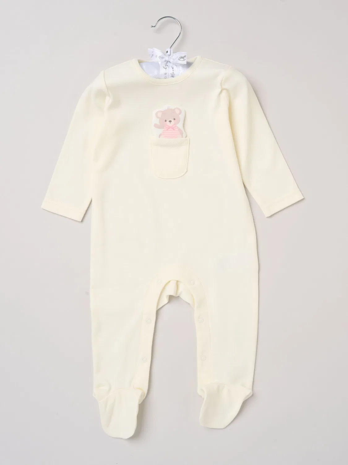 Слип с аппликацией медведь с облаком Rock-A-Bye Baby Boutique, желтый