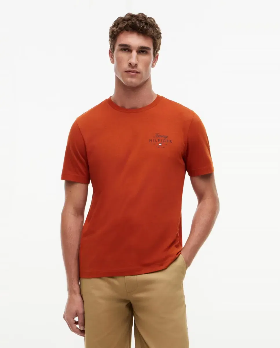 Мужская футболка с коротким рукавом с логотипом Tommy Hilfiger, Teja