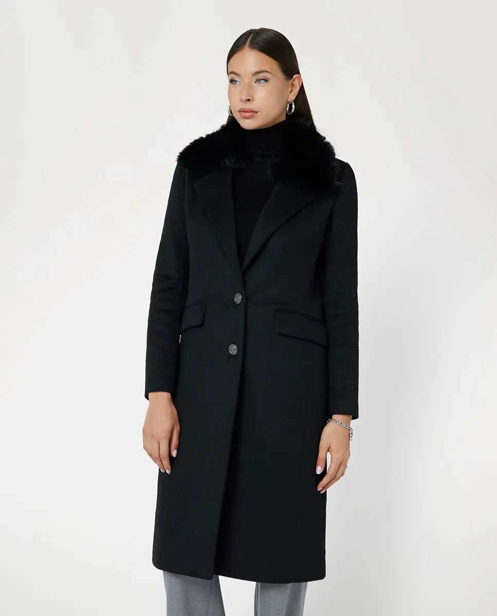 

Женское сукно пальто Guess, черный