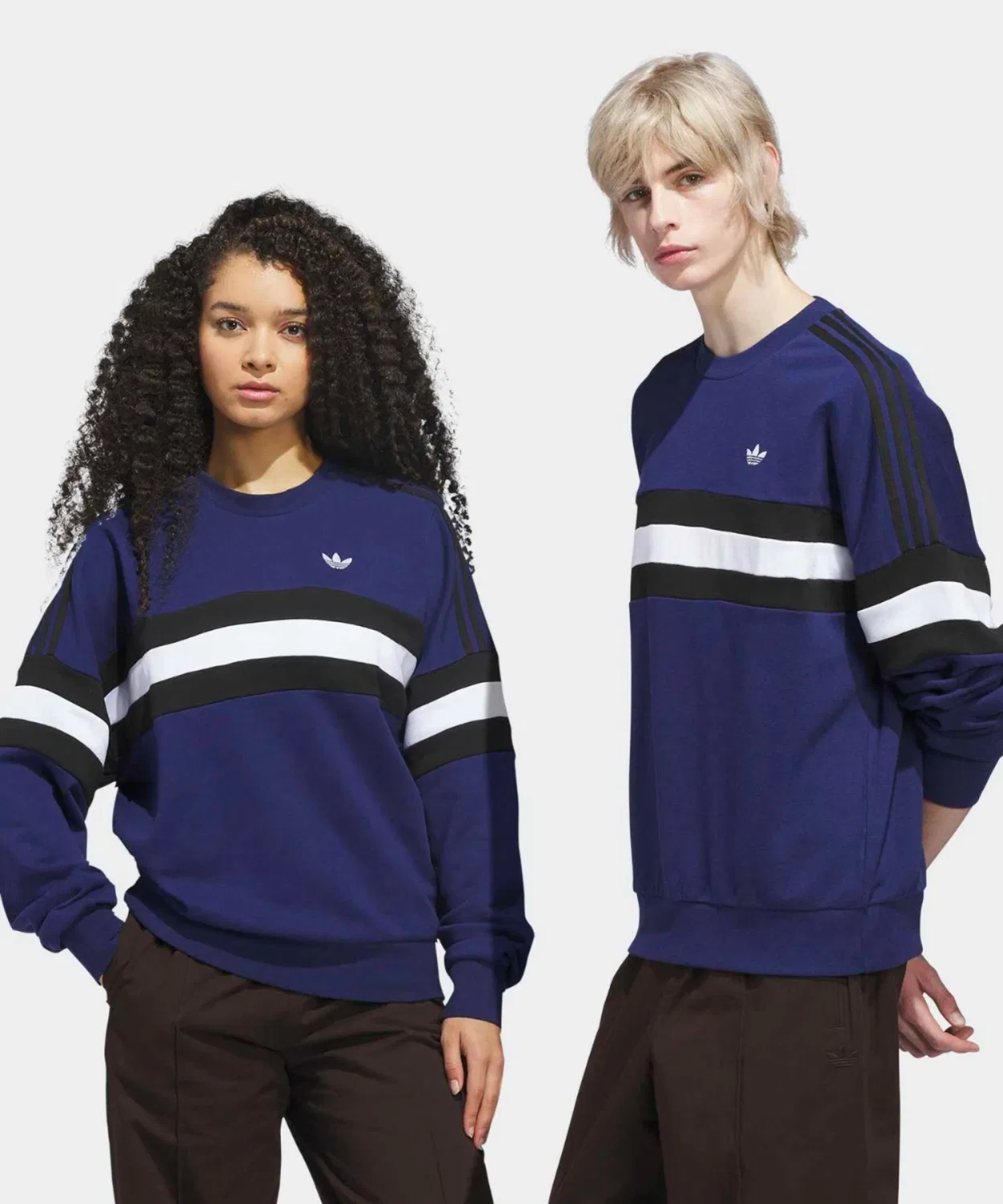 Мужская/Женская кофта с длинным рукавомAdidas Originals, Blue