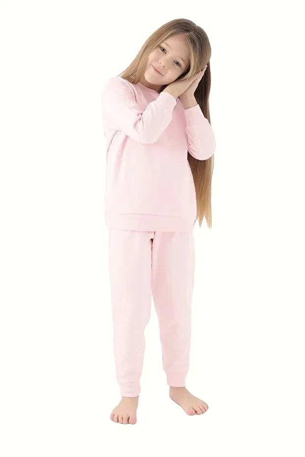 Детский комплект для девочек хлопковый Rolypoly, Powder Pink