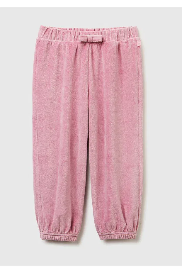 Детские спортивные штаны для девочек с принтом United Colors Of Benetton, Dried Rose