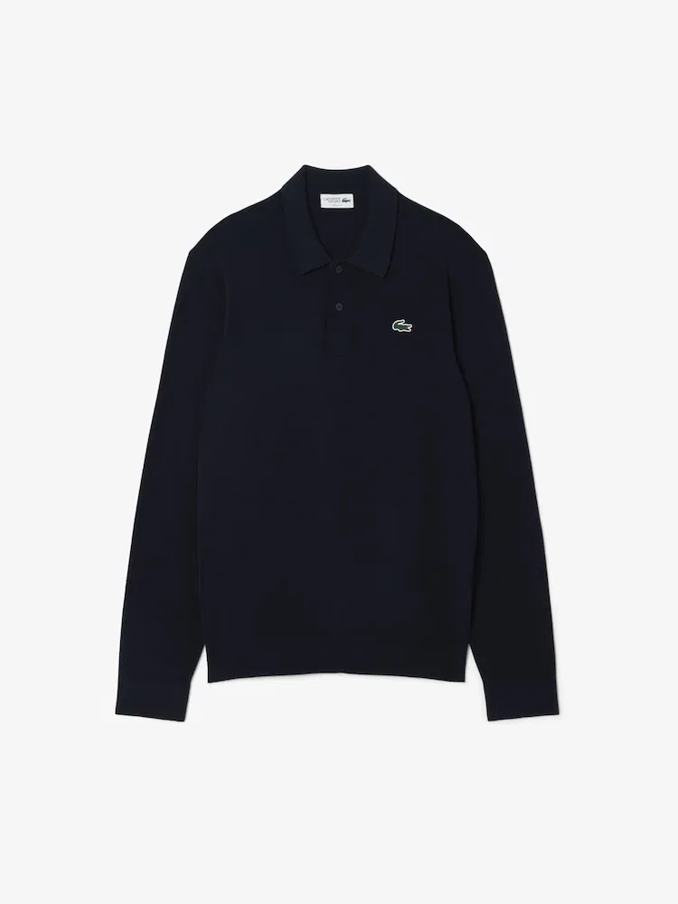 Свитер мужской поло LACOSTE, Navy — фото 4