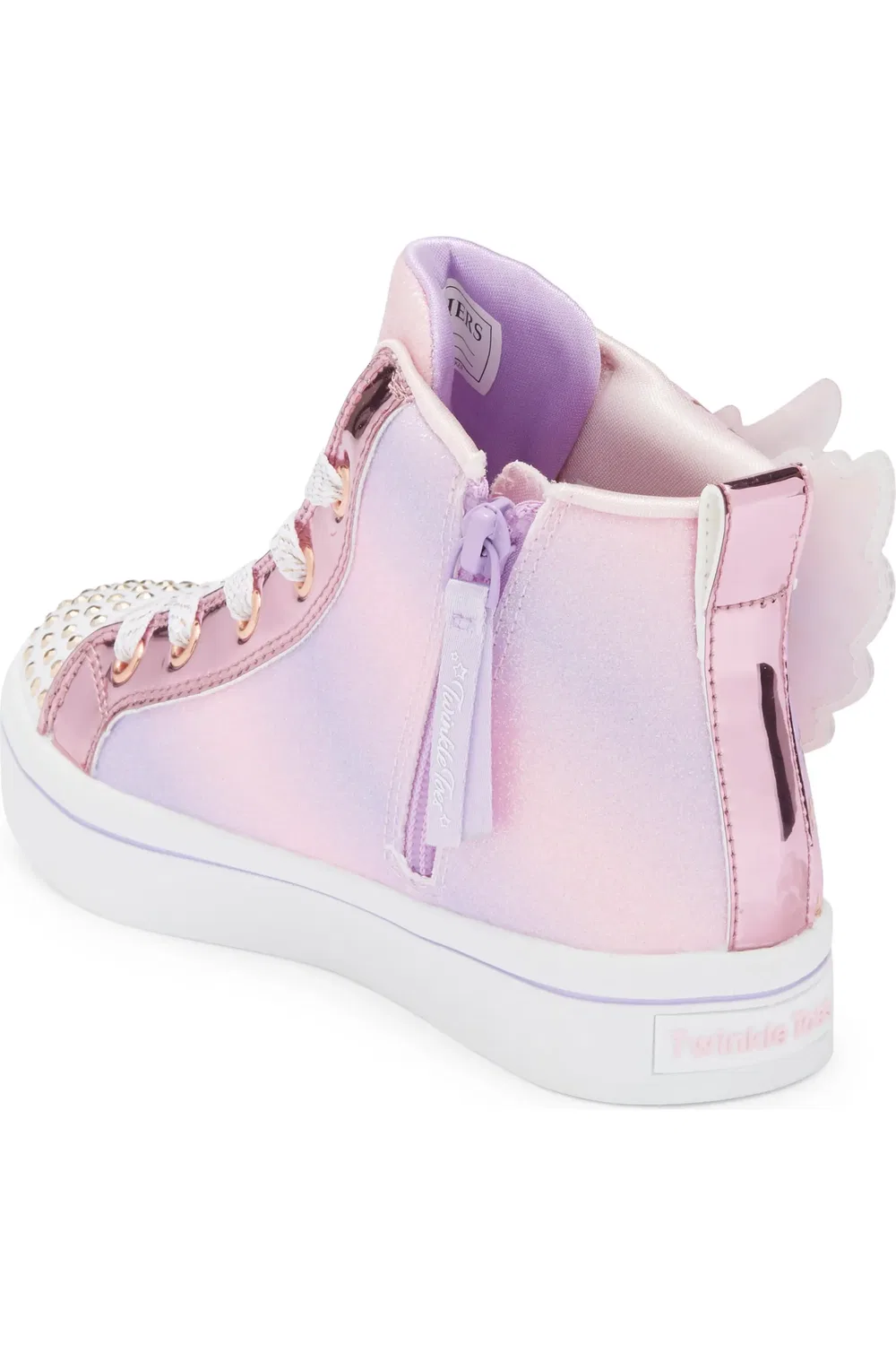 Кроссовки детские высокие с подсветкой Twi-Lites 2.0 SKECHERS, Lpmt-Light — фото 2