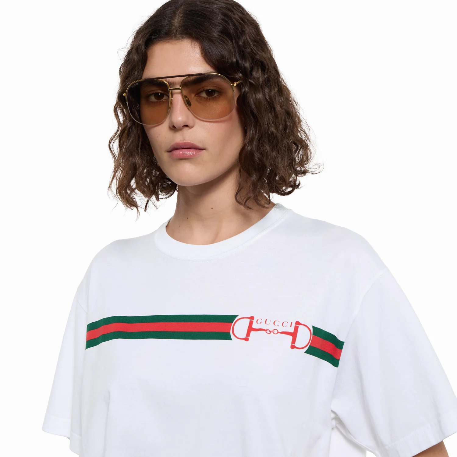 Футболка Gucci Cotton Jersey With Print, белый — фото 2