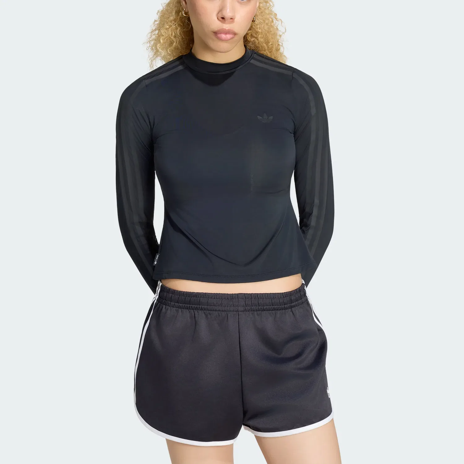 Футболка с круглым вырезом Adidas Originals X Jennie, Black — фото 3