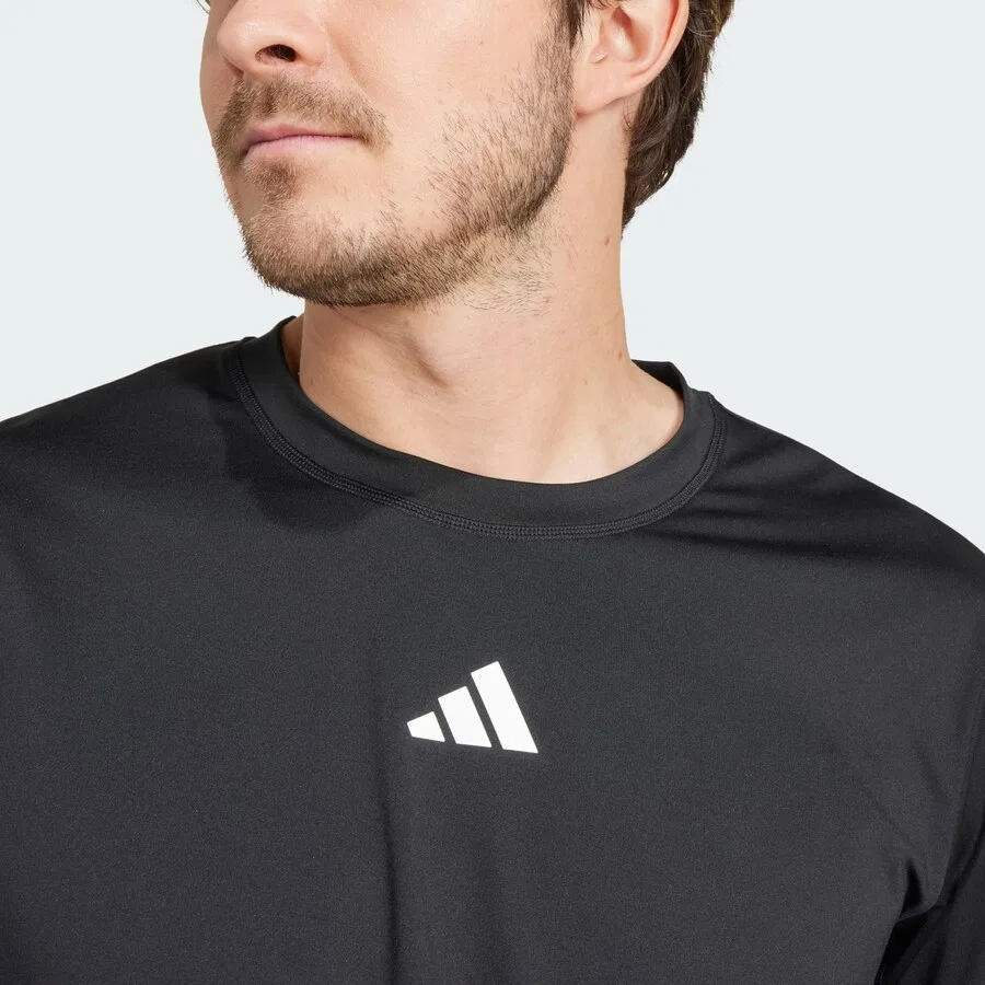 Спортивная футболка ADIDAS PERFORMANCE Performance Shirt 'Adapt Workout' черного цвета — фото 4