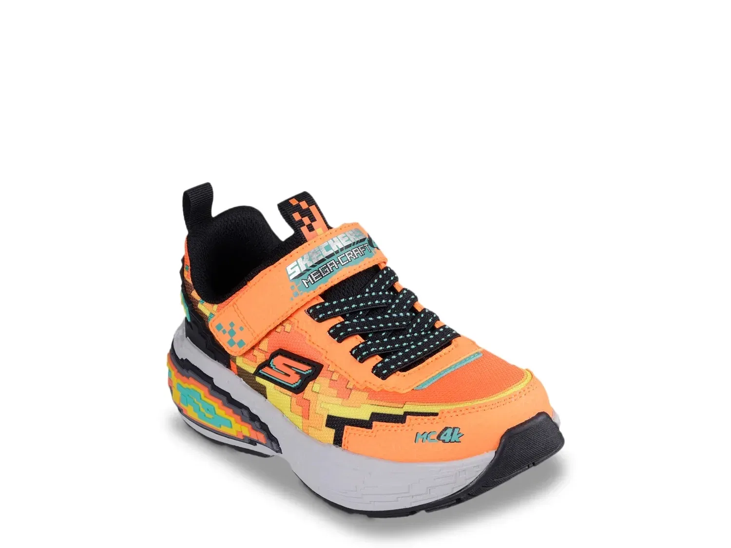 Кроссовки детские Mega-Craft Skechers, оранжево-серый