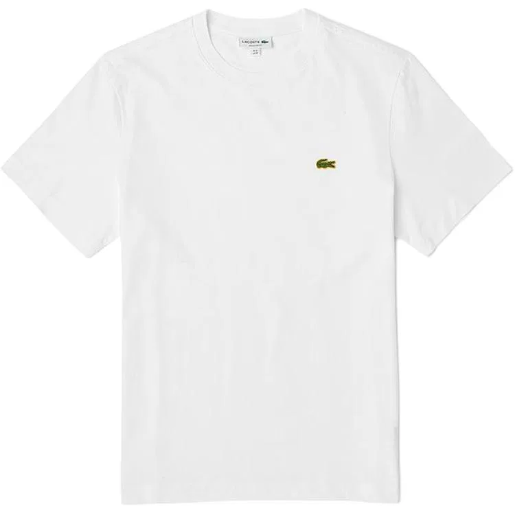 Мужская футболка с круглым вырезом и коротким рукавом LACOSTE, White