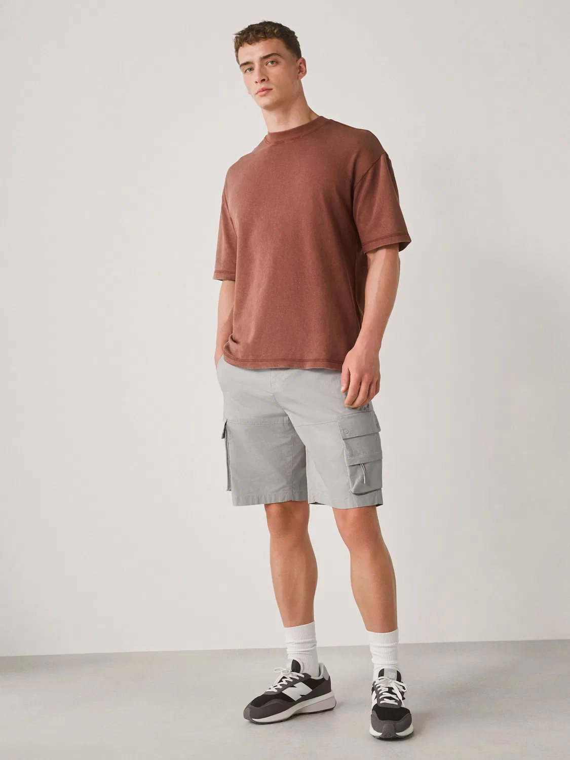 Шорты карго Tech Stretch Utility Next, Light Grey — фото 2