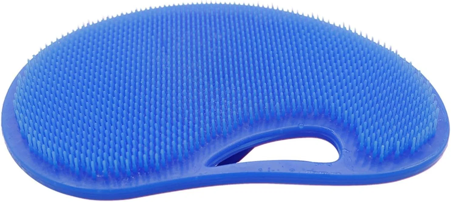 Силиконовый скраб для тела, Generisch, 15x10x5 см, Blue