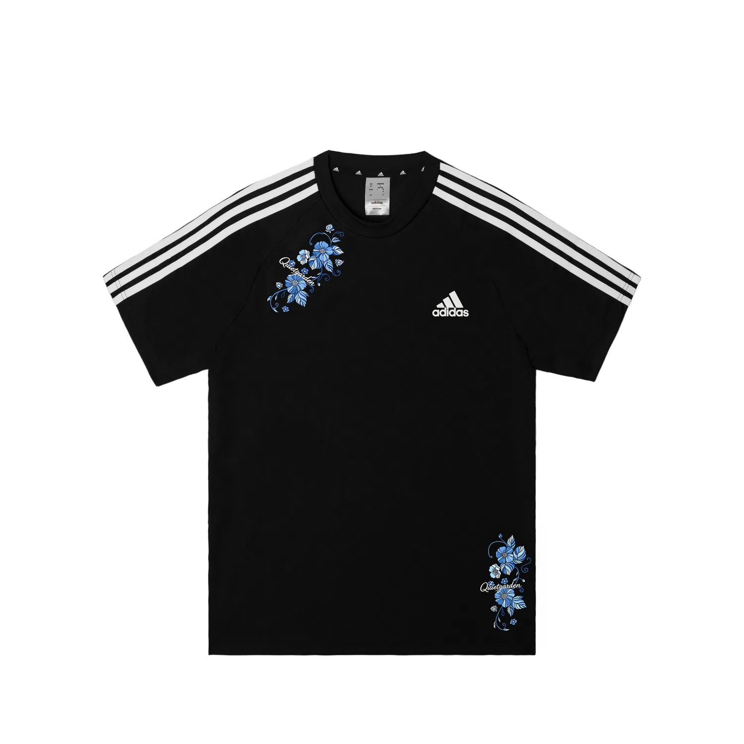Мужская футболка с принтом Football T Shirts Adidas, черный