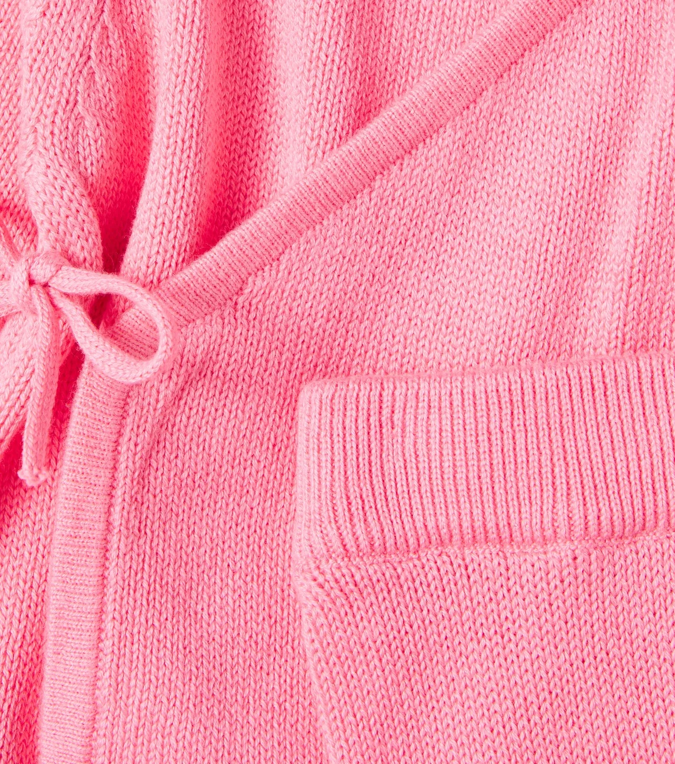 Комплект из кардигана и штанов хлопковый Mini Rodini, розовый — фото 3