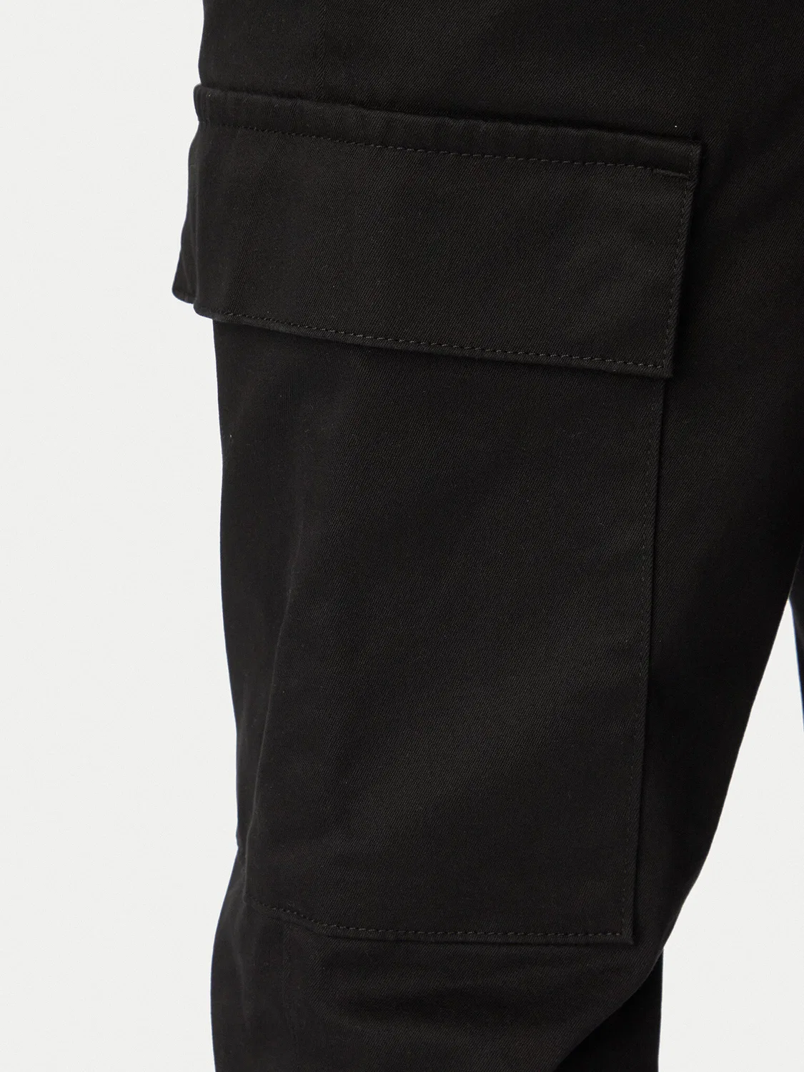 Мужские брюки стандартного кроя Refined Calvin Klein, черный — фото 4