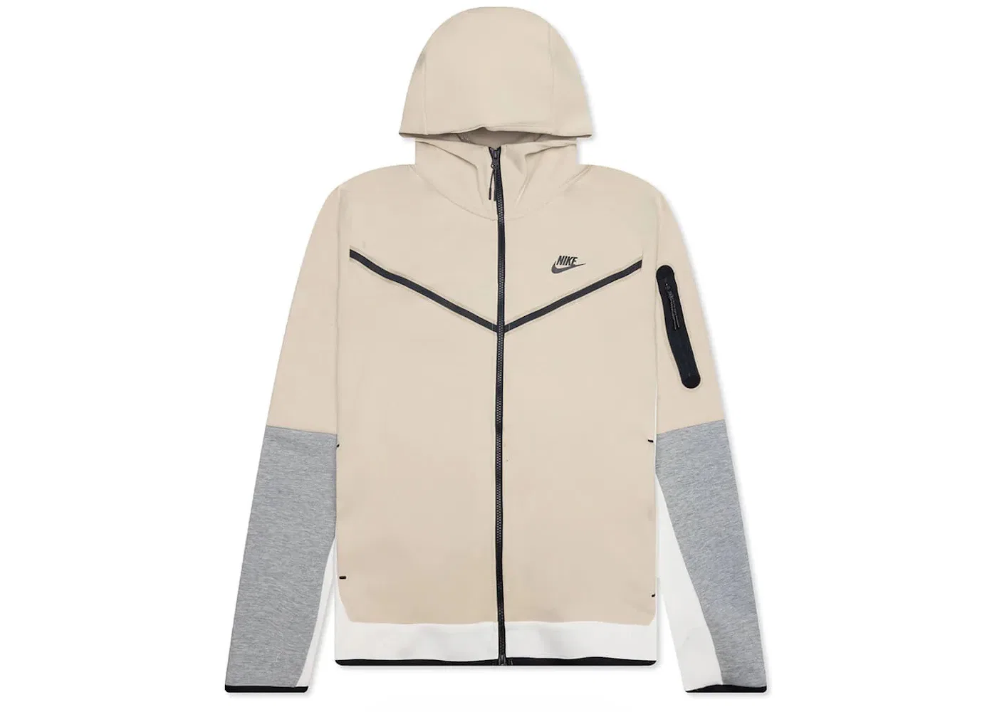 Мужская худи с длинным рукавом Nike Hoodie, Dark Heather Grey/Rattan/Black