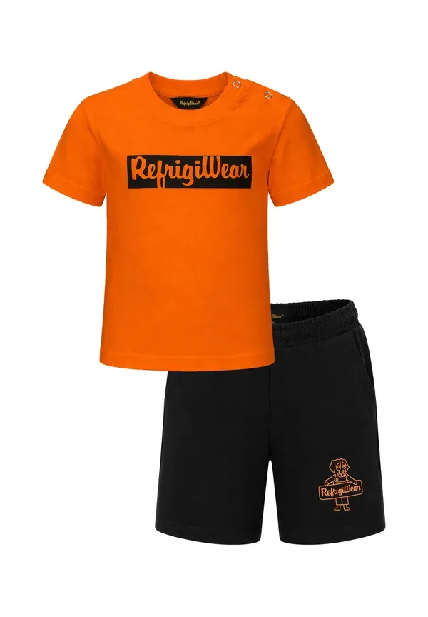 Комплект шорты с принтом Completo set Refrigiwear, оранжевый