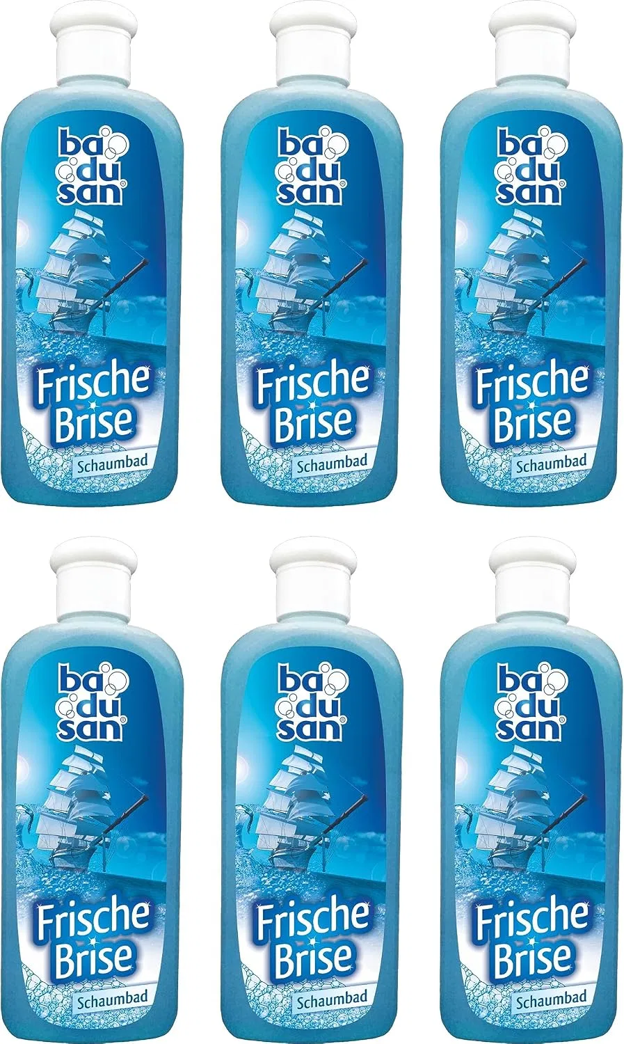 Пена для ванны Fresh Breeze, Badusan, набор 6 шт, 500 мл Generisch