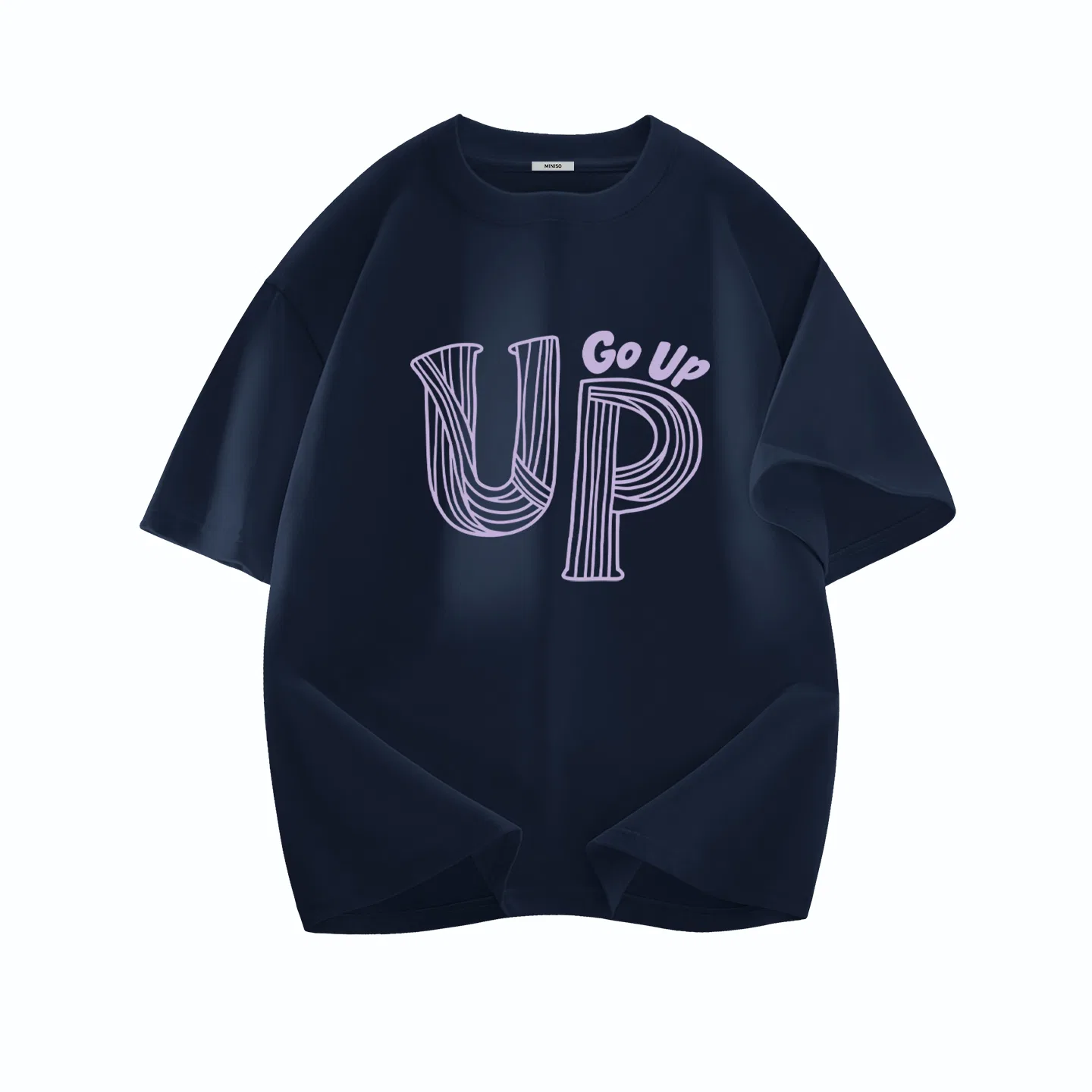 Футболка детская с полосками MINISO, Цвет Navy Blue