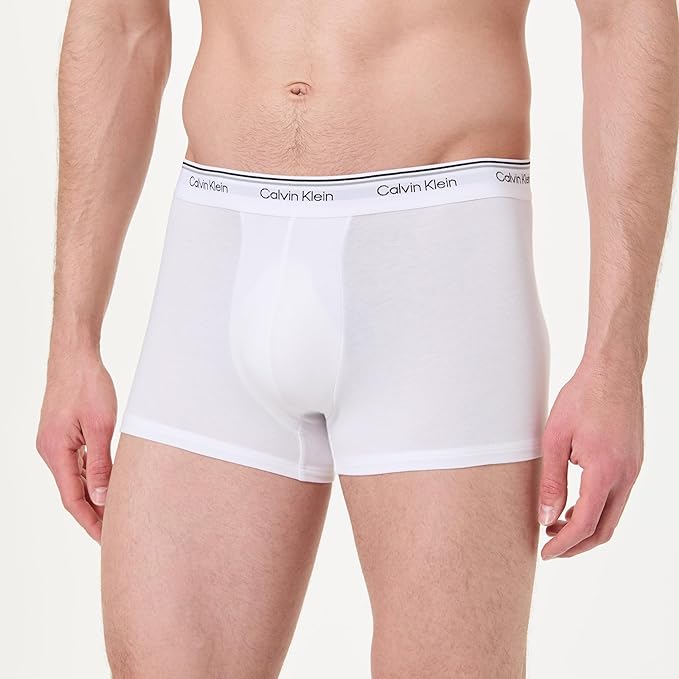Комплект трусов Calvin Klein Boxer Logo Band, 3 предмета, белый — фото 2