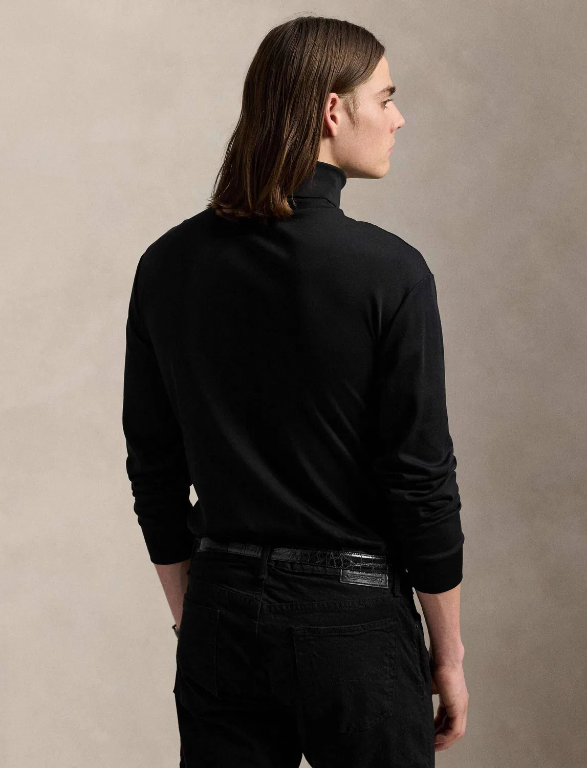 Водолазка Polo Ralph Lauren, черный — фото 3
