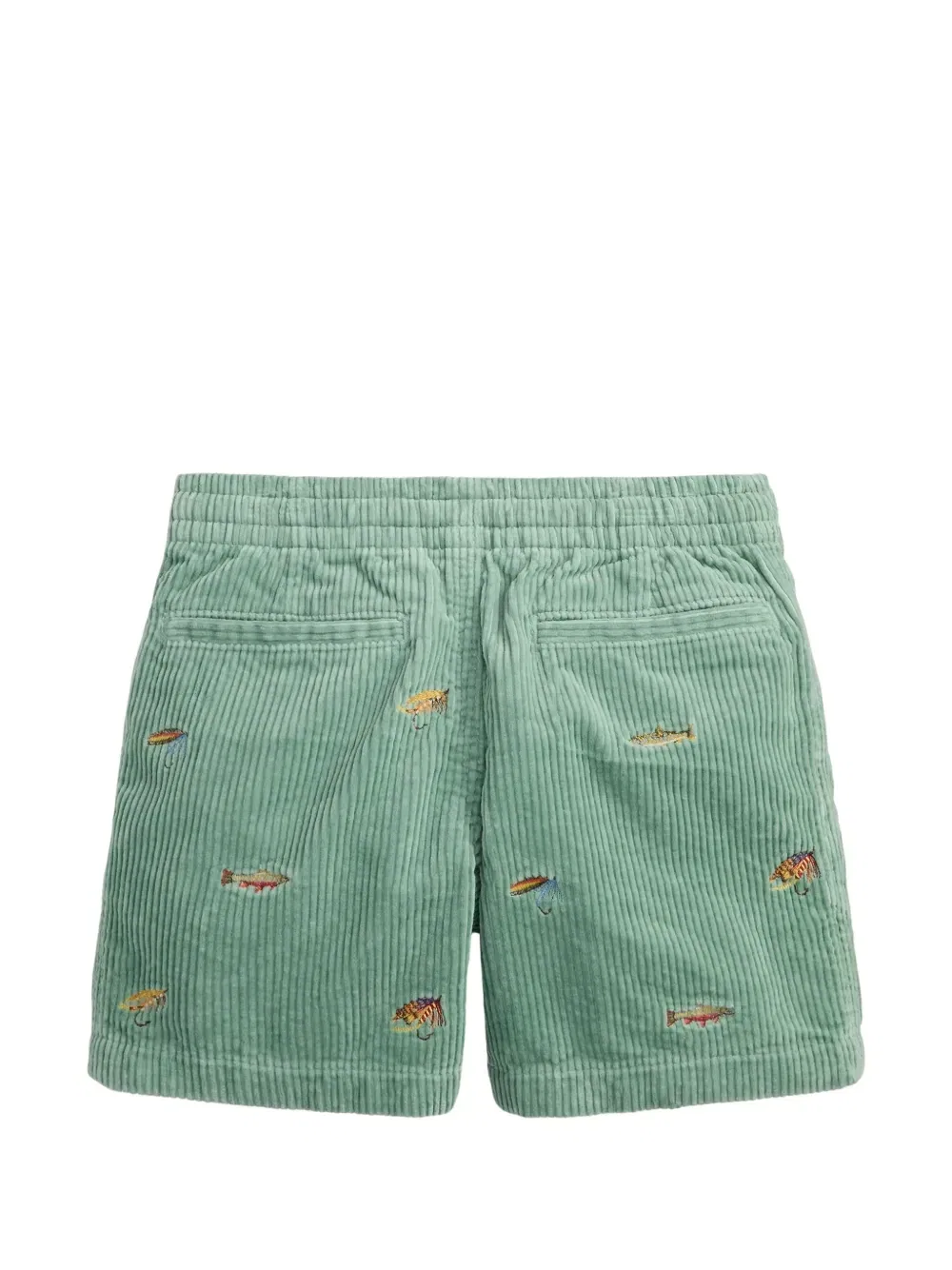 Детские вельветовые шорты Polo Prepster с вышивкой Polo Ralph Lauren Kids, синий — фото 2