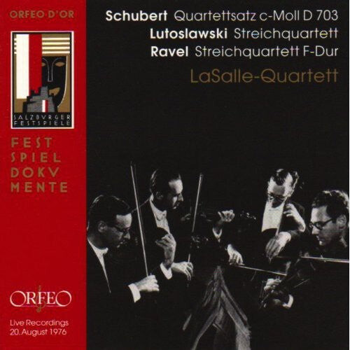 

CD диск Schubert / Lutoslawski / Ravel / La Salle Quartet: Quartets