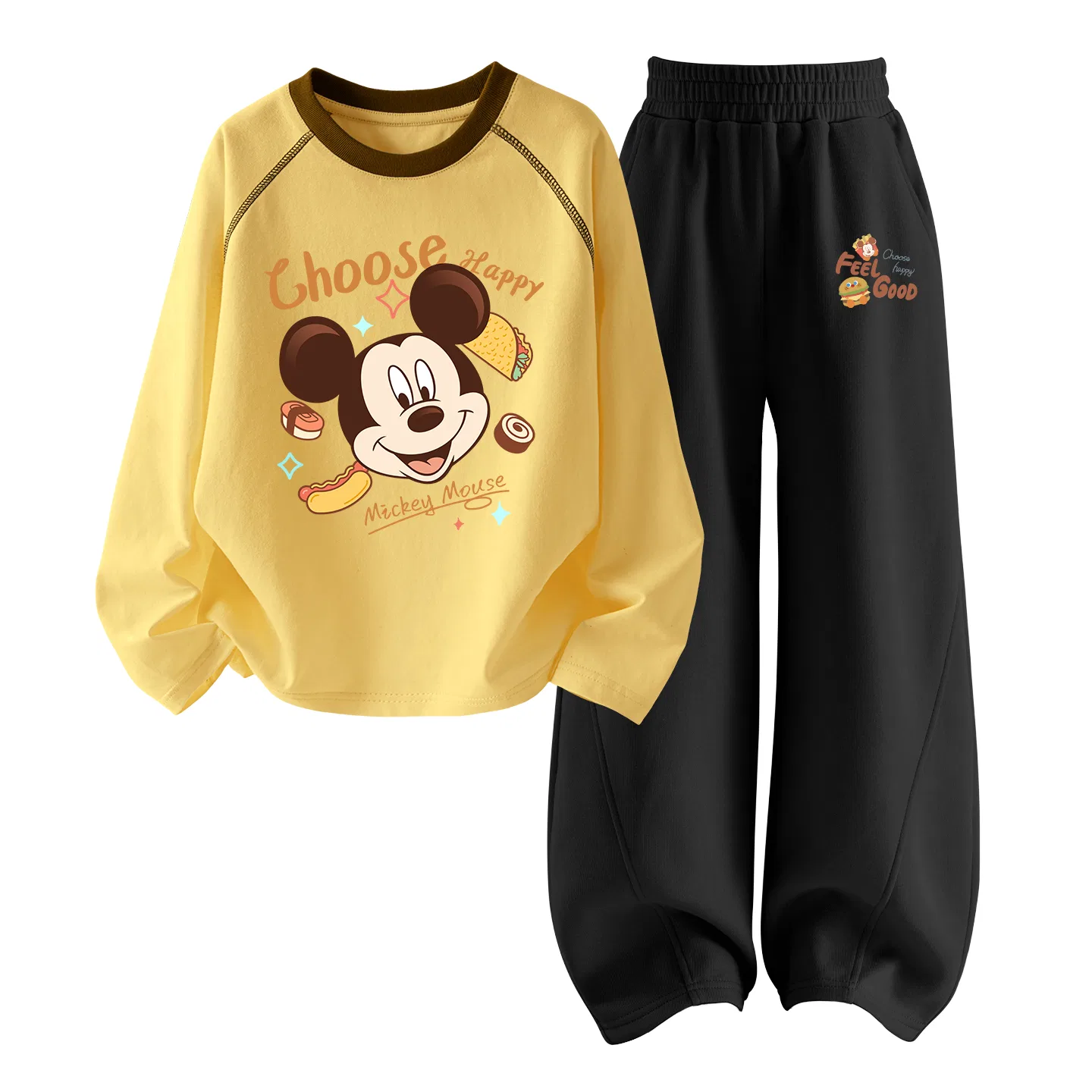 Детский спортивный костюм с круглым вырезом Disney Daisy Knot Minnie Mulberry Purple, Heather Navy — фото 3