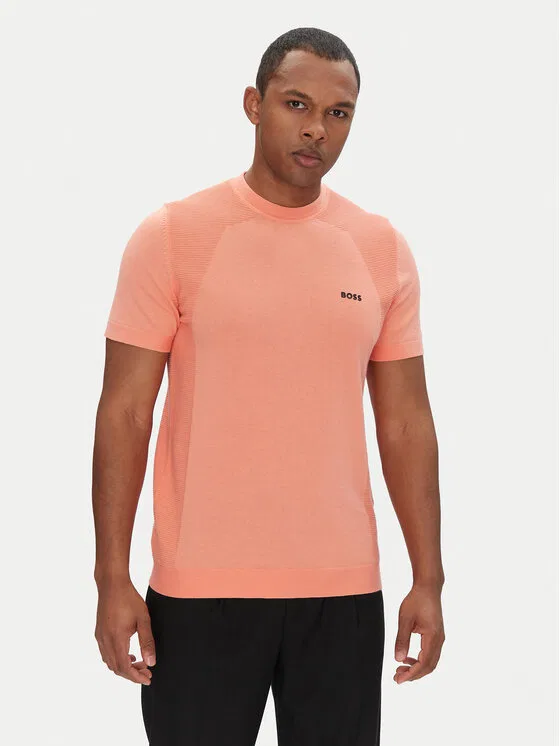 Футболка regular fit Momentum_Lite_T24 Boss, оранжевый