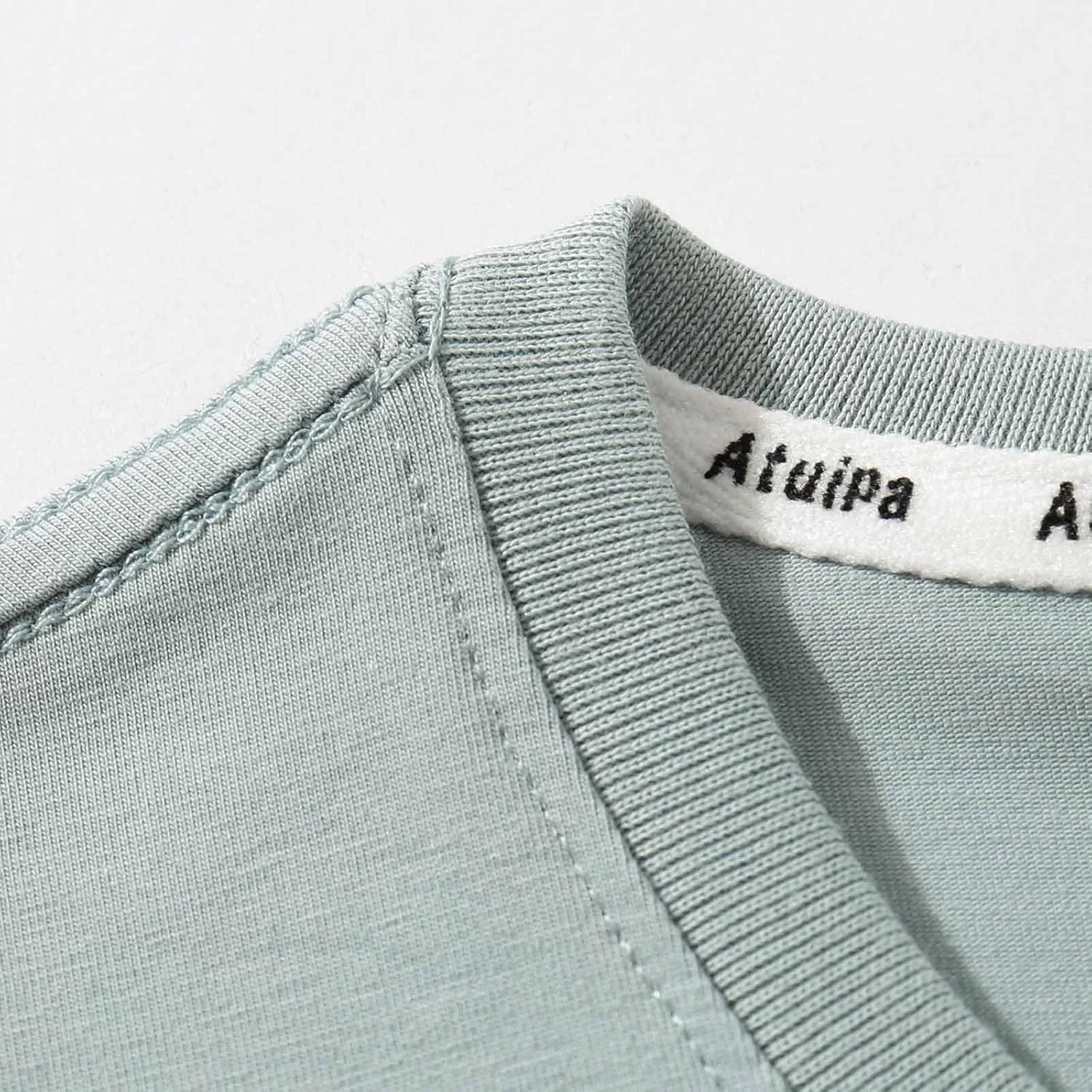 Мужская хлопковая футболка с круглым вырезом, Mint Green — фото 3