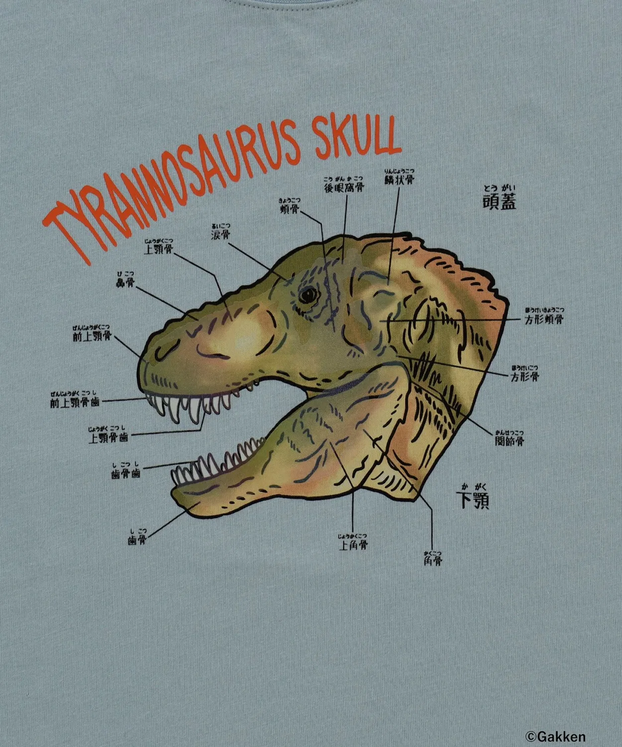 Детская футболка с принтом Gakken Zukan LIVE Extreme BEAMS mini, Green — фото 4