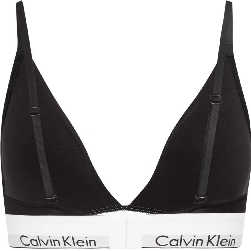 Женский бюстгальтер в ретро-спортивном стиле Calvin Klein, Space Black — фото 4