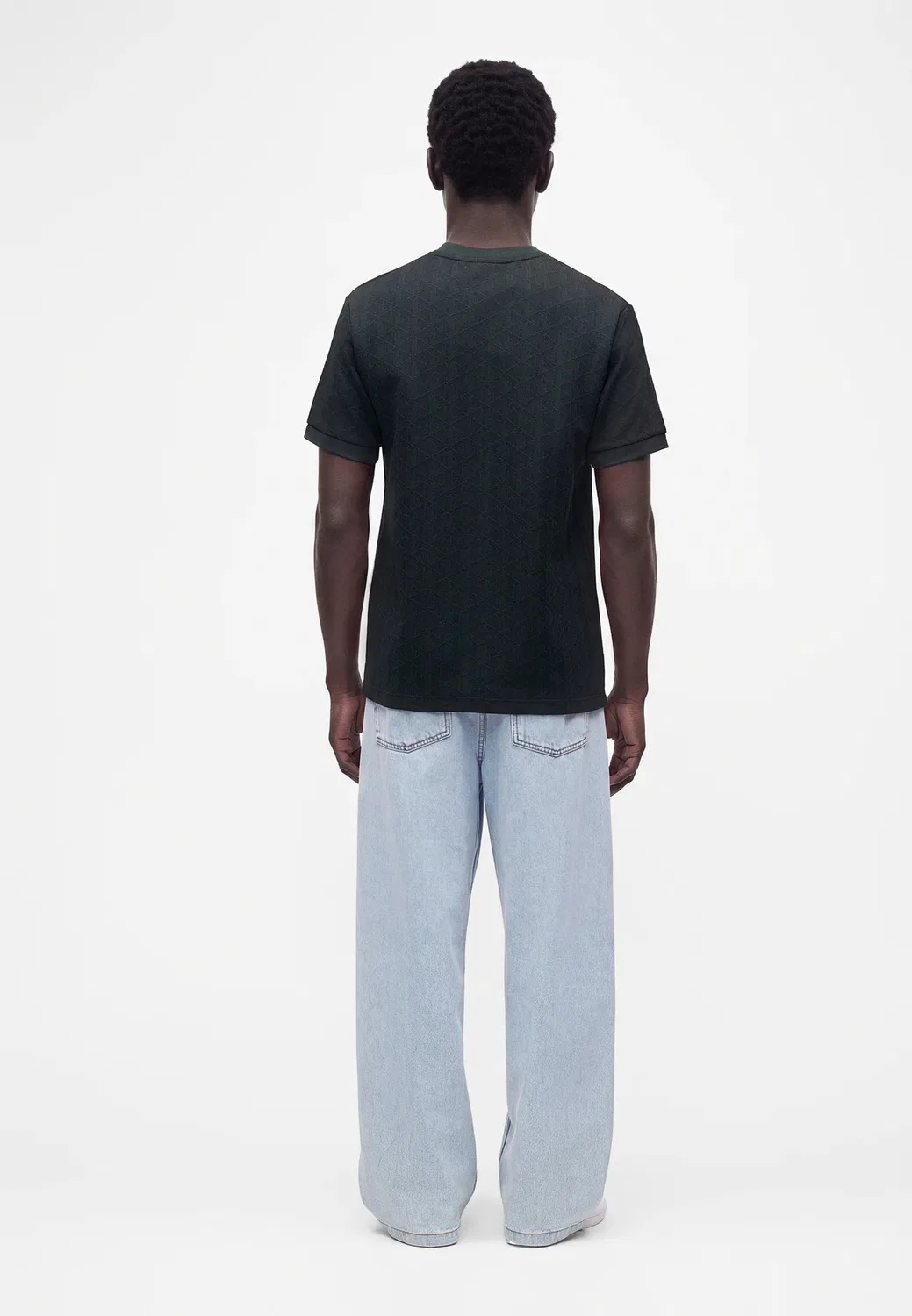 Простая футболка Lacoste, Vert Fonce — фото 3