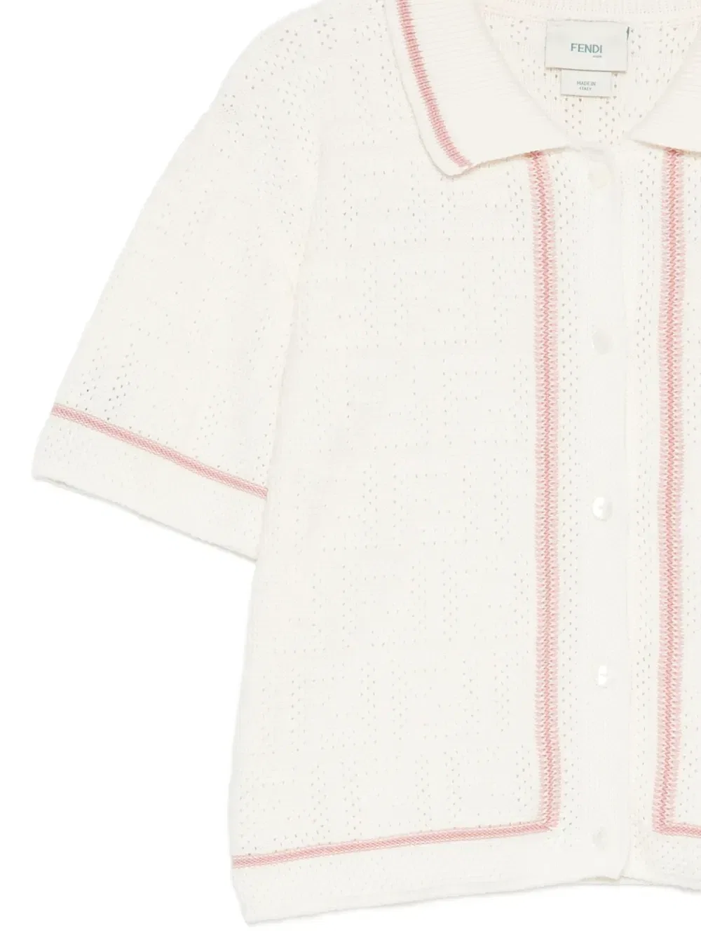 Рубашка для подростков Fendi Kids, белый — фото 3