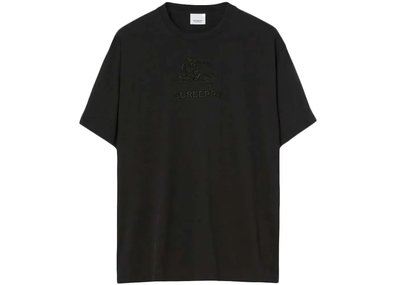 Мужская футболка хлопковая Burberry EKD Cotton T-shirt, Black