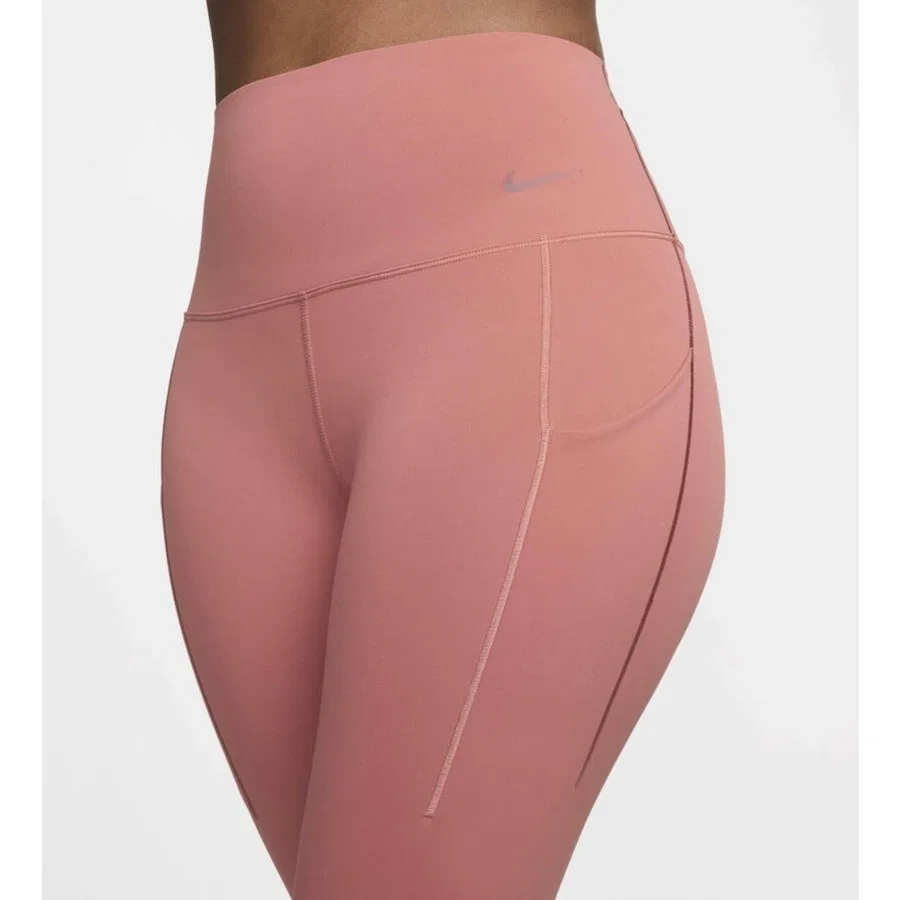 Женские леггинсы для тренировок Nike Dri-Fit Universa Support High-Waisted 7/8, Розовый — фото 4