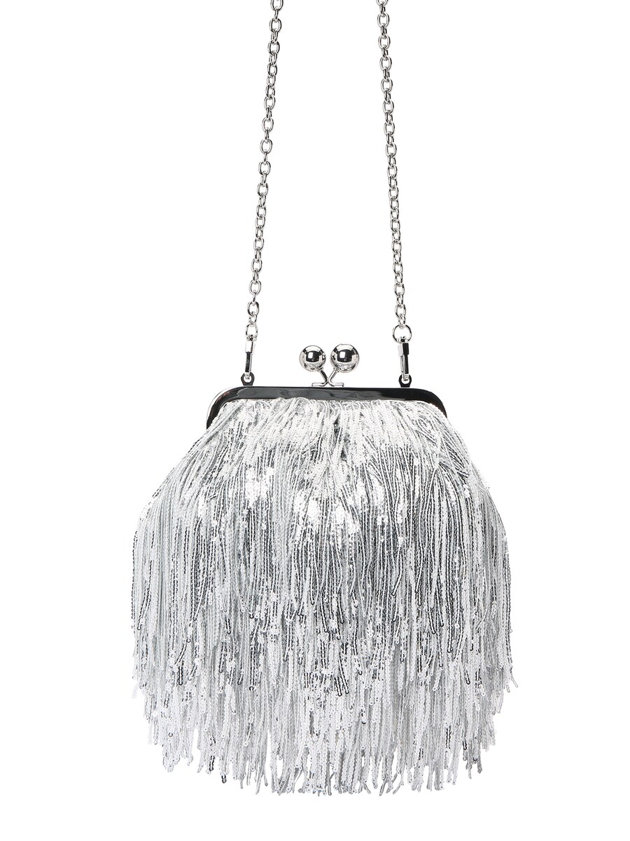 

Клатч Weekend Max Mara Clutch FLOU, серебряный