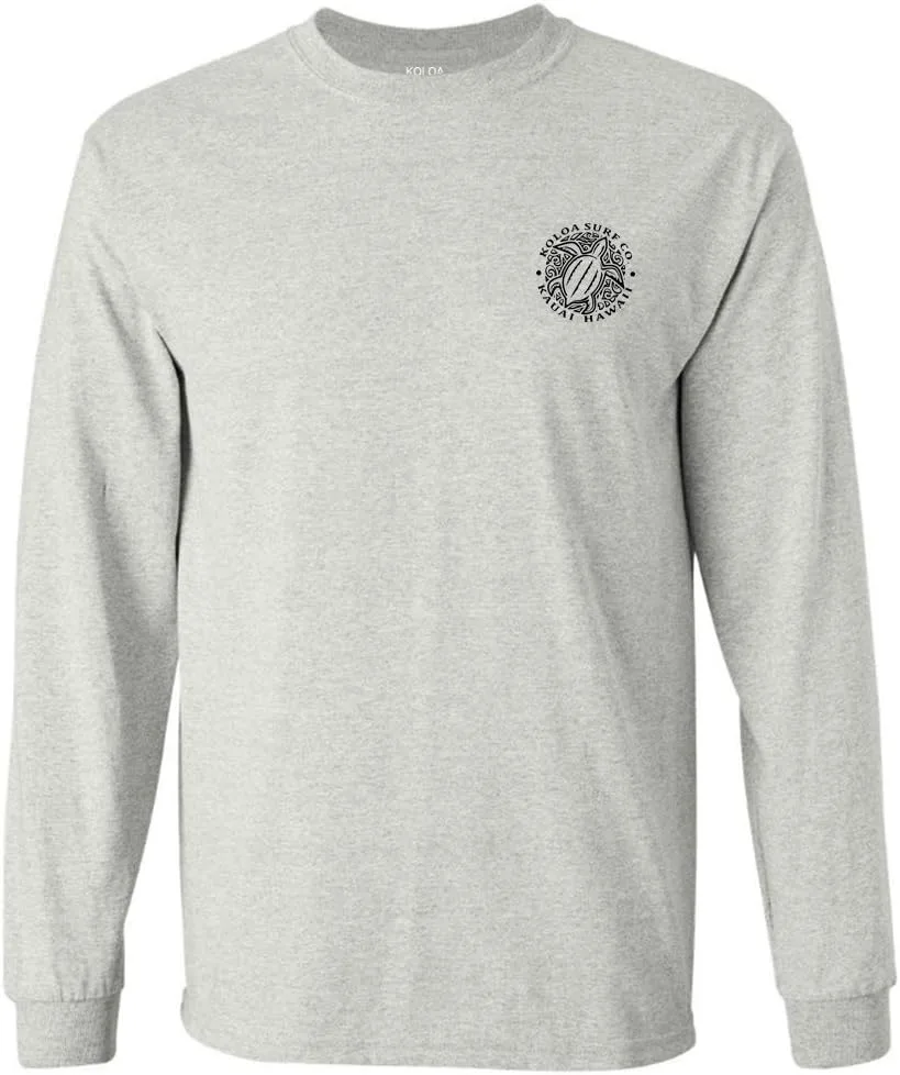 

Футболка с длинным рукавом Koloa Surf с гавайским логотипом черепахи в размерах Regular, Big и Tall Joe's USA