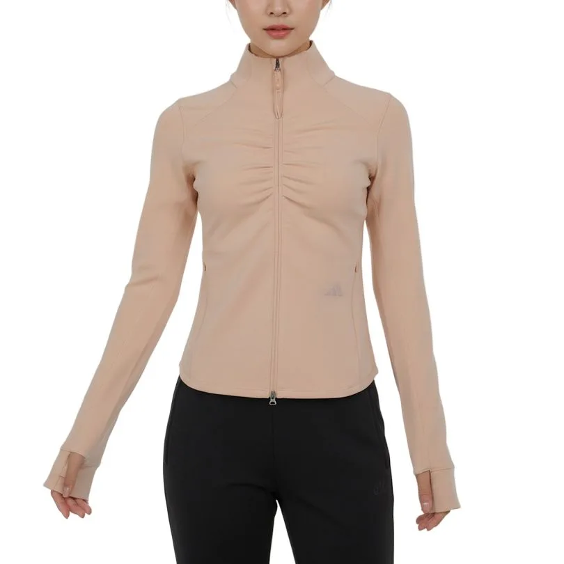 Adidas Куртка Women's Ecru Stand Collar Moderate Others