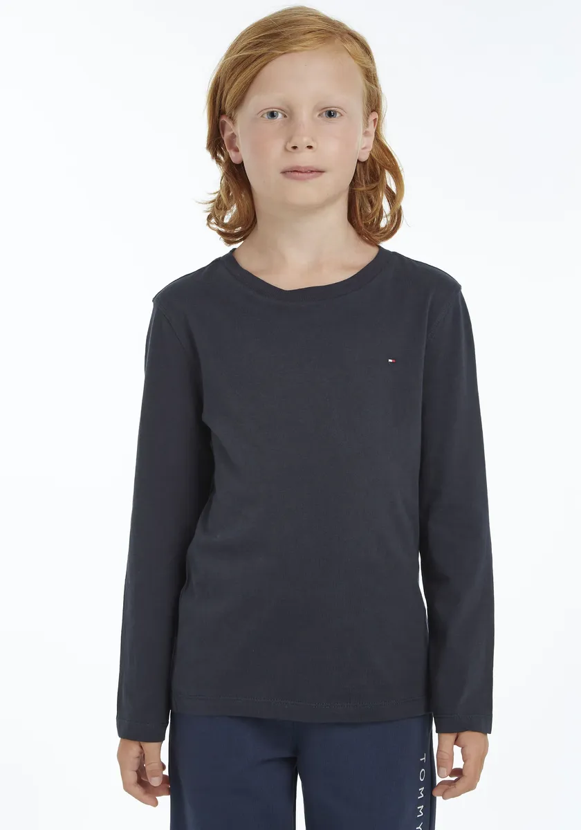 

Рубашка с длинными рукавами Tommy Hilfiger "BOYS BASIC CN KNIT L/S", цвет морской волны